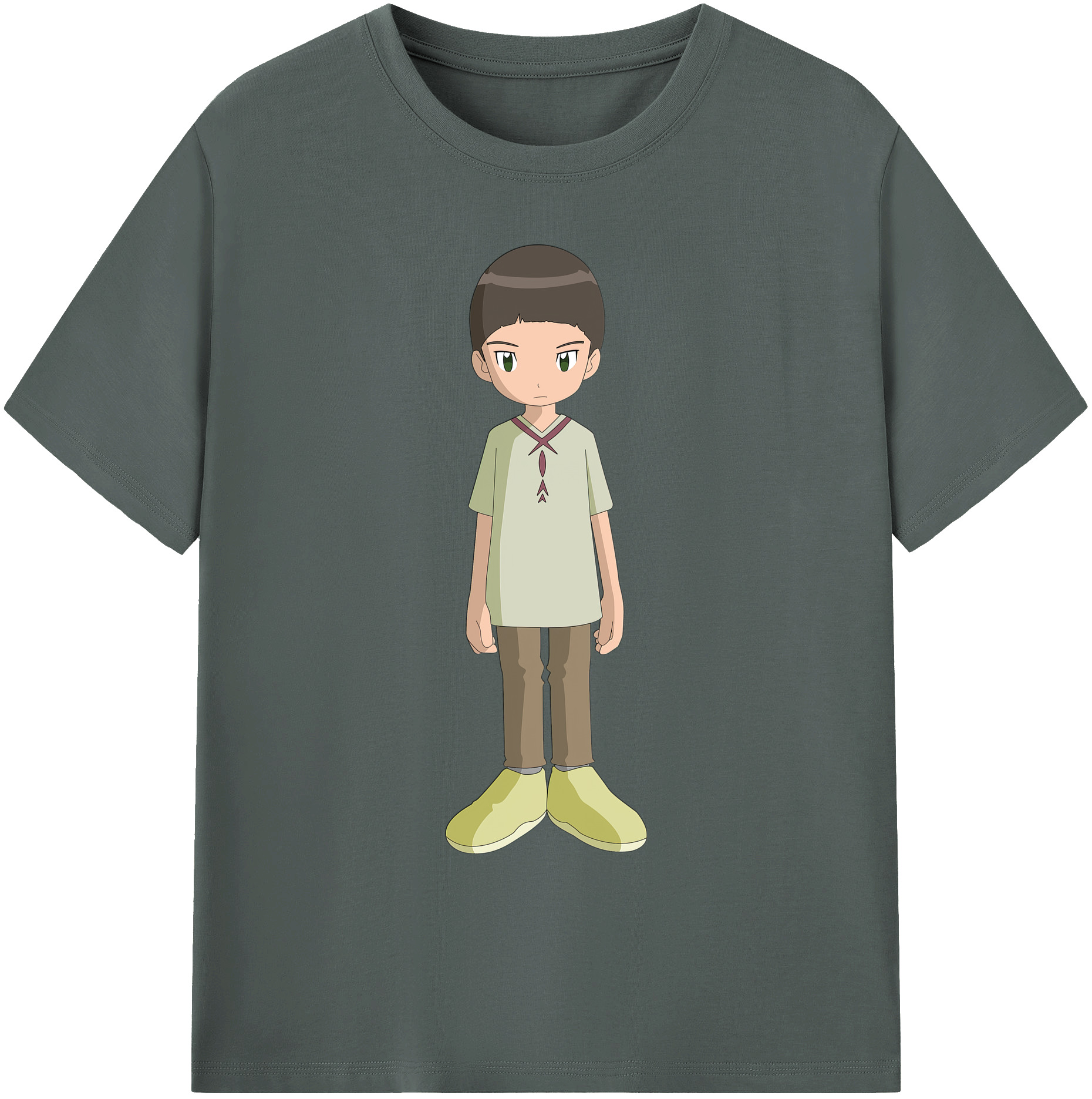 （画像用） Digimon デジタルモンスター/デジモン 綿100％ メンズ半袖Tシャツ｜肌触りやわらか＆通気性
